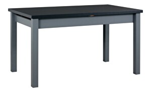 Étkezőasztal Mitchell 1 XL (Fekete + grafit) (6-8 fő részére)
