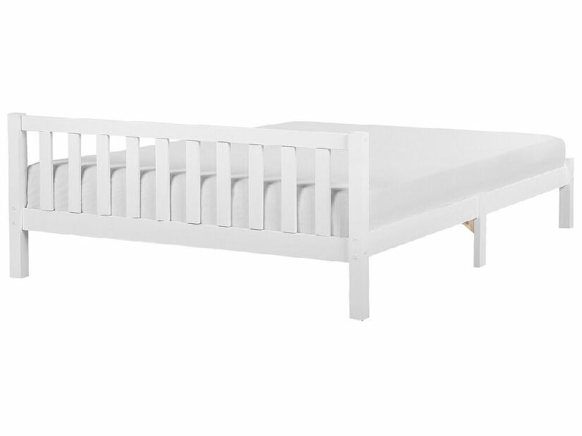 Franciaágy 180 cm FLORIS (ágyráccsal) (fehér)
