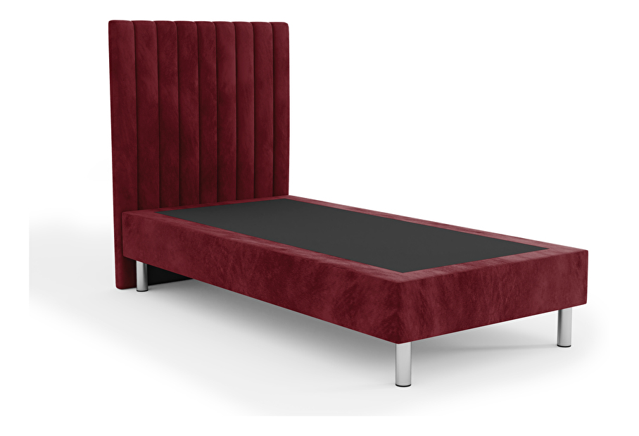 Kárpitozott ágy 90x200 cm Amby (piros)