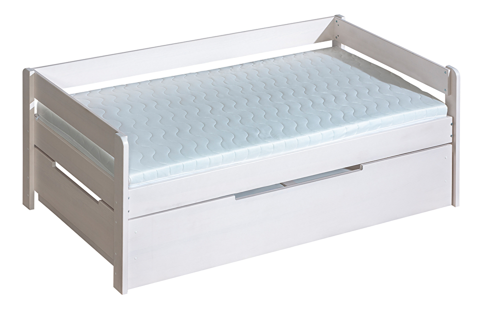 Egyszemélyes ágy 90 cm Balos (ágyráccsal és tárhellyel)