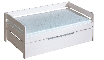 Egyszemélyes ágy 90 cm Balos (ágyráccsal és tárhellyel)