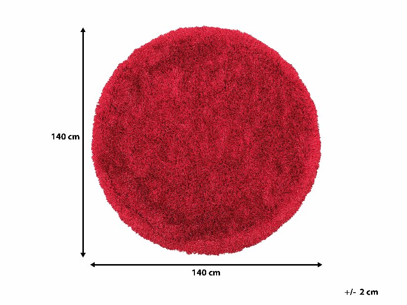 Szőnyeg 140 cm Caiguna (piros)