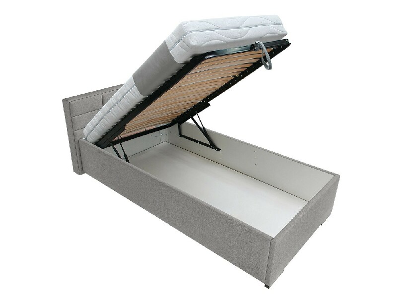 Egyszemélyes ágy 90 cm Karma Futon (szürke)