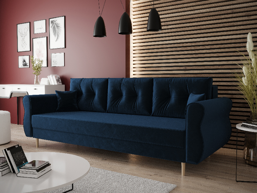 Széthúzható kanapé Avery (kék)