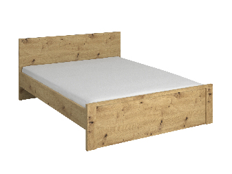 Franciaágy 160 cm Andra (artisan tölgy) (matrac és ágyrács nélkül)