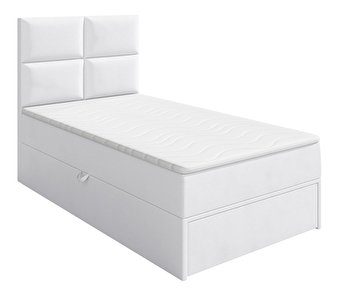 Egyszemélyes ágy 100 cm Mirjan Hills 1 (fehér) (ágyráccsal, matraccal és tárolóhellyel)