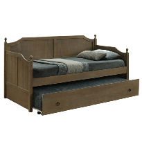Egyszemélyes ágy pótággyal 90 cm Byrma (antik tölgy) (matrac nélkül)