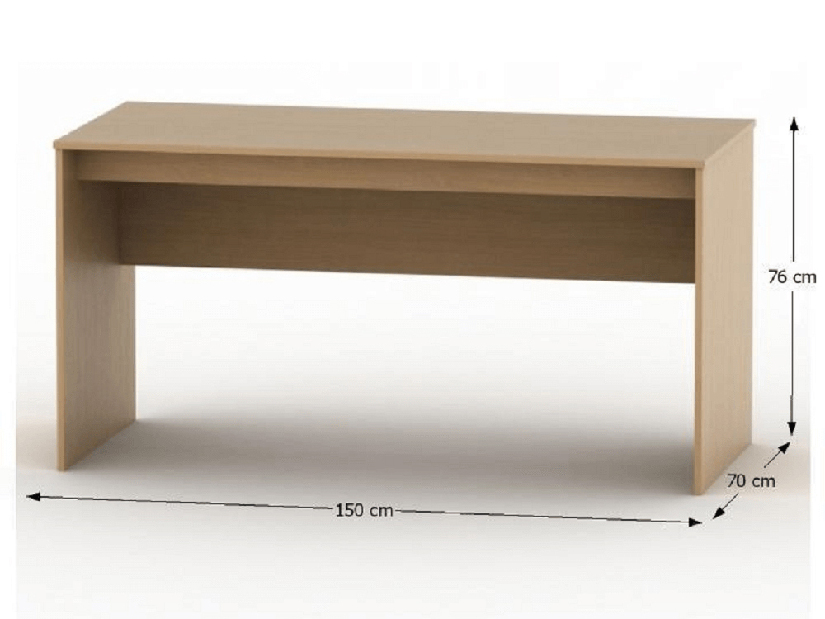 PC asztal Asista 2 New 020 (bükk)