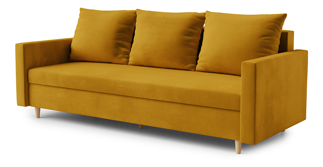 Háromszemélyes kanapé Allie (mustár)