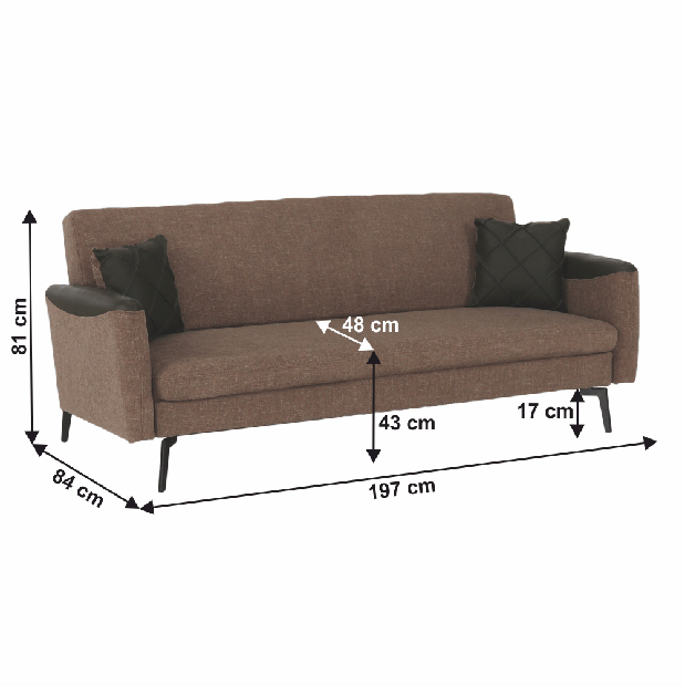 Szétnyitható kanapé Detta 