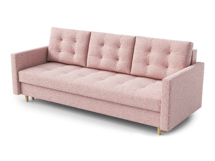 Háromszemélyes kanapé Saveta (rózsaszín)