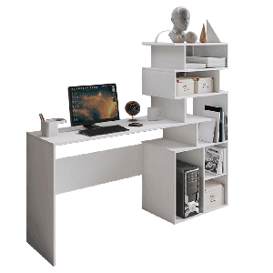 Számítógépasztal Moxel (fehér)