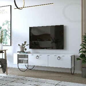 TV asztal/szekrény Narnia (fehér)