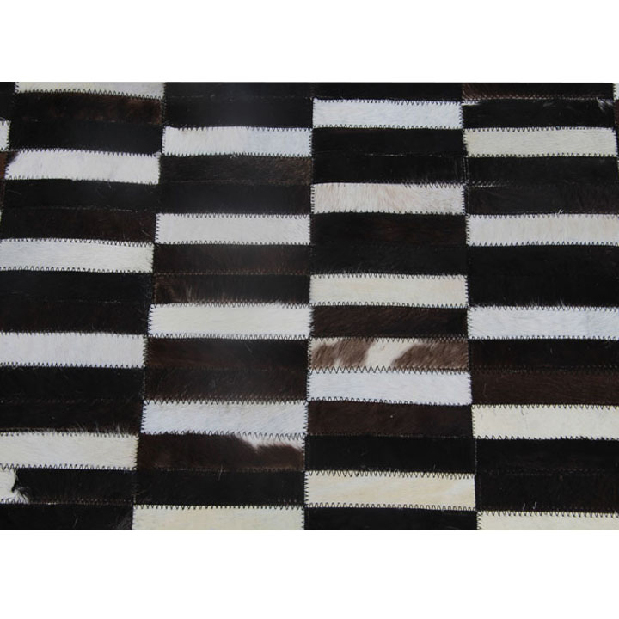 Bőr szőnyeg 120x180 cm TYP 06 (marhabőr + patchwork minta)