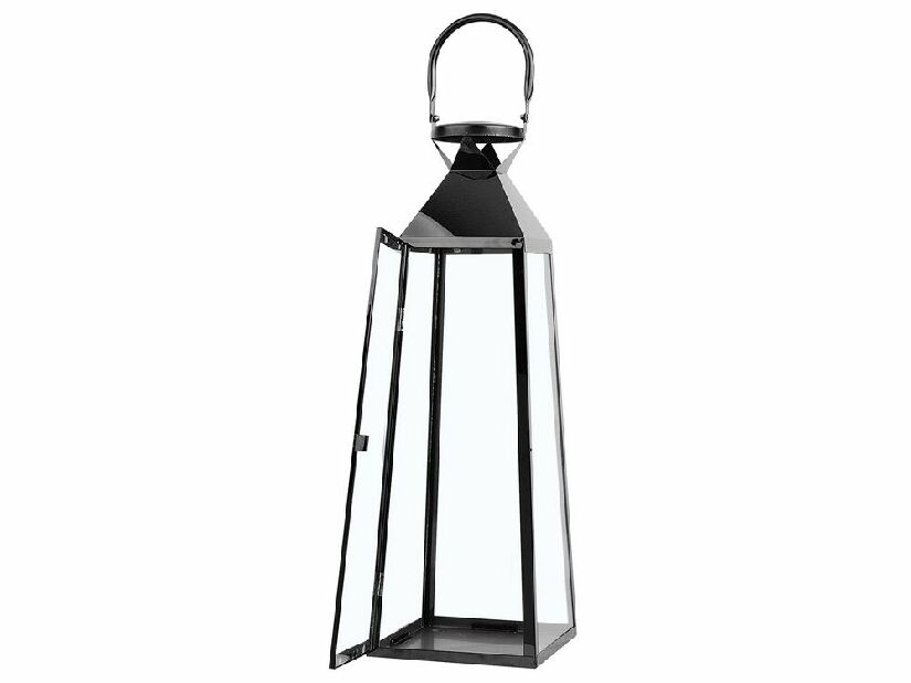 Lámpás CAICO 53 cm (rozsdamentes acél) (fekete)