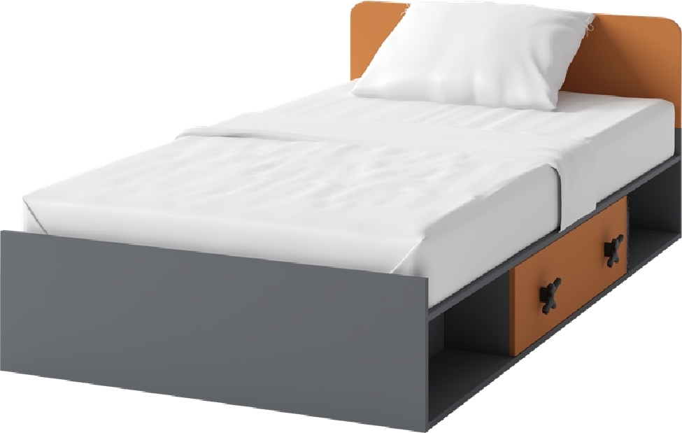 Egyszemélyes ágy 90 cm net Iks X