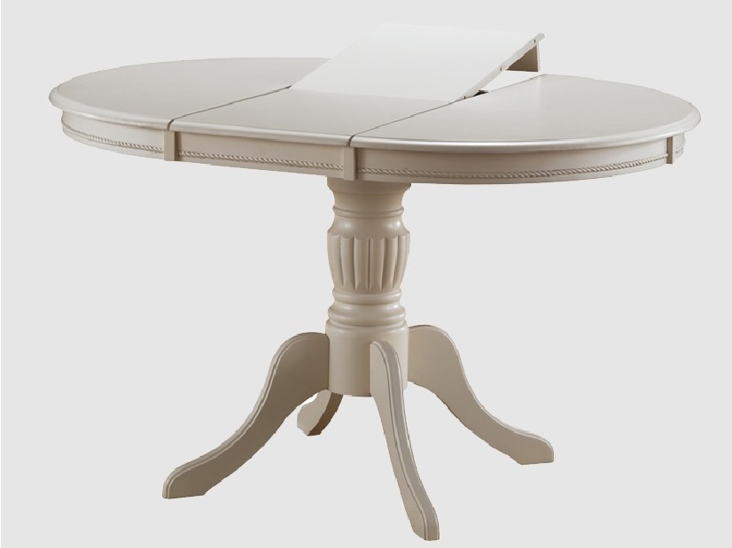 Széthúzható étkezőasztal 106-141 cm Oliner (krém) (4 6 fő részére)