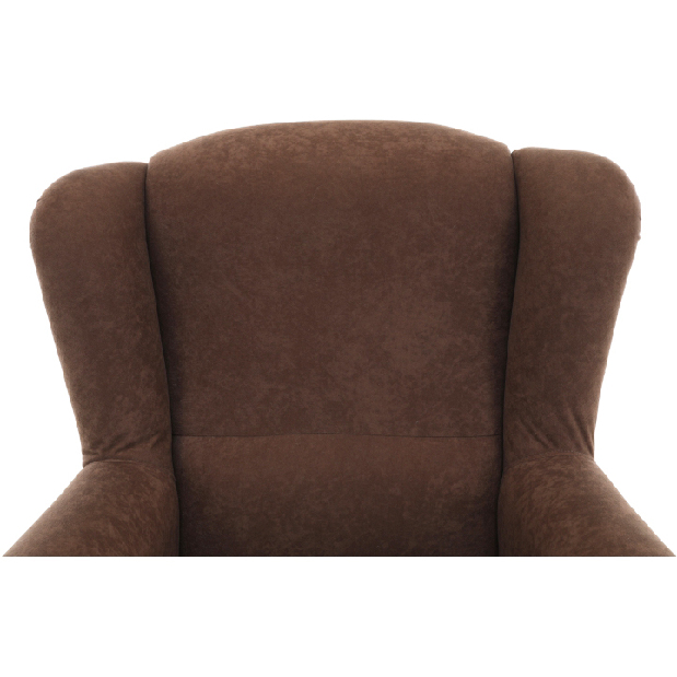 Fotel taburettel Aevo (barna) *kiárusítás