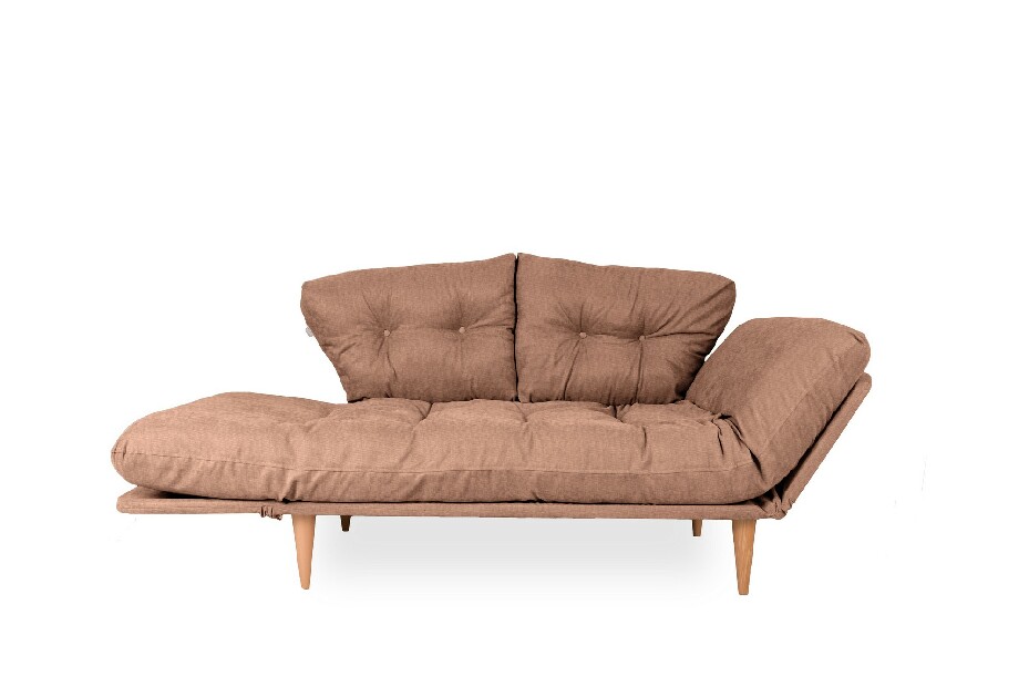 Háromszemélyes kanapé Nela (világosbarna)