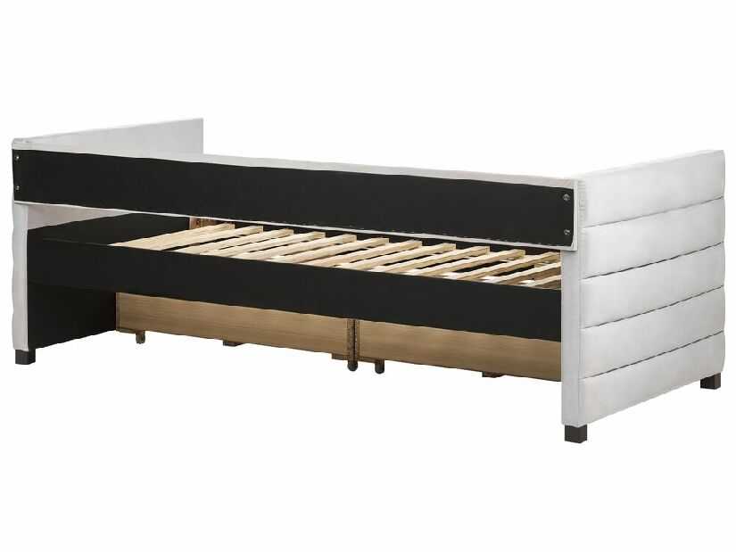 Egyszemélyes ágy 200 x 90 cm Tish (bézs) (ágyráccsal)