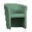 Fotel Cubali Micro zöld