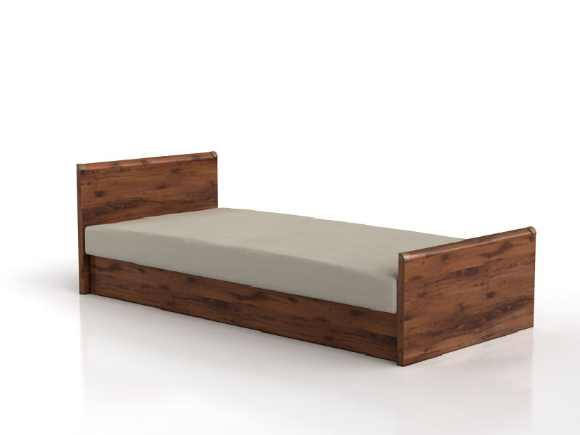 Egyszemélyes ágy 90 cm Iliana JLOZ 90 (Sutter tölgy)