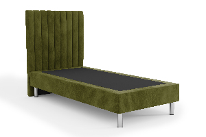 Kárpitozott ágy 90x200 cm Amby (zöld)