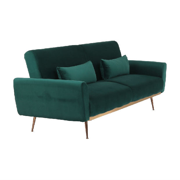 Szétnyitható kanapé Fastinna (smaragdzöld) *kiárusítás