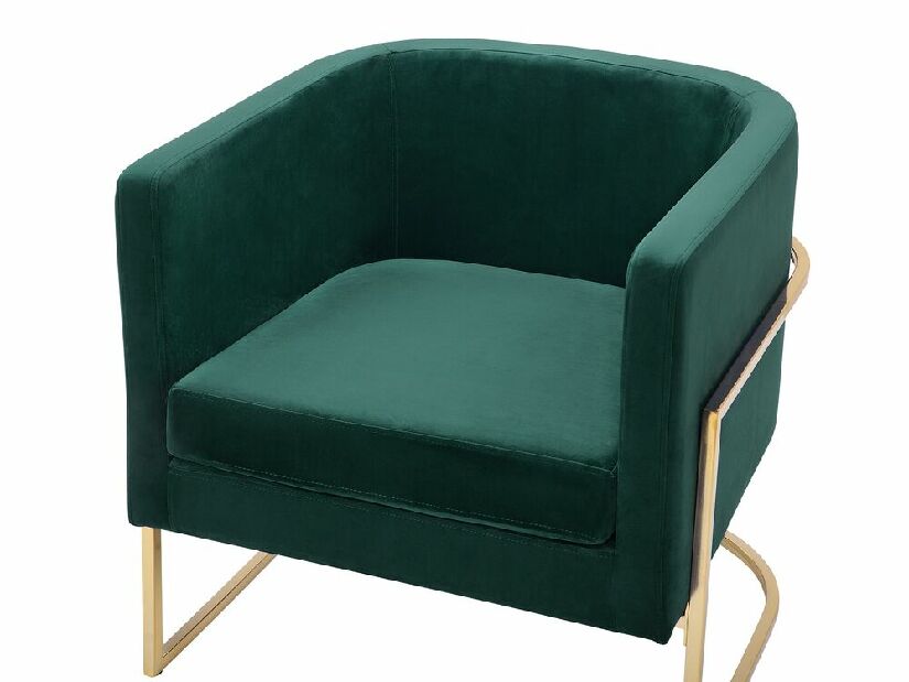 Fotel SIKA (bársony) (zöld)