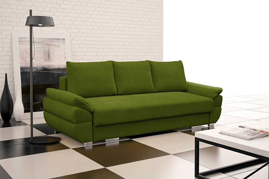 Háromszemélyes kanapé Breena (zöld)