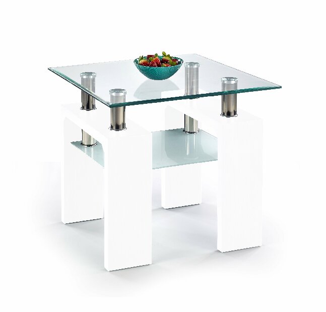 Dohányzóasztal Diamond H Kwadrat (fehér)