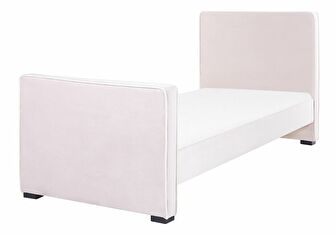 Egyszemélyes ágy 80 cm Clinton Bonell (barna) (ágyráccsal és matraccal, tárolóhely nélkül)