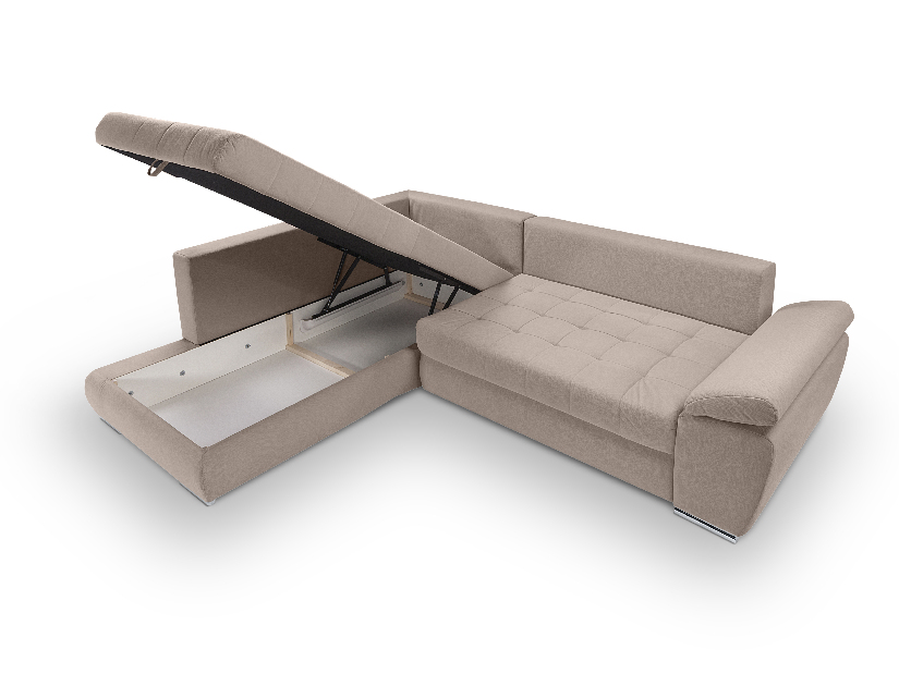 Sarok kanapé Caren Lux 3DL.RECBK (bézs) (B)