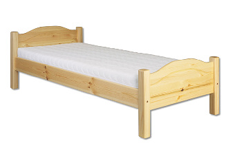 Egyszemélyes ágy 100 cm LK 128 (masszív)