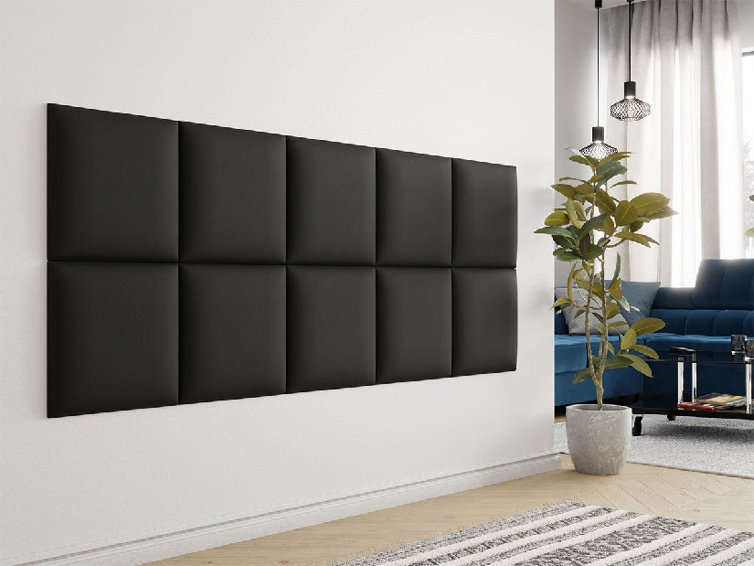 Kárpitozott fali panel Pazara 42x42 (öko-bőr Soft 011 + fekete)