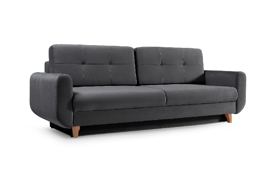 Háromszemélyes kanapé Layile (sötétszürke)