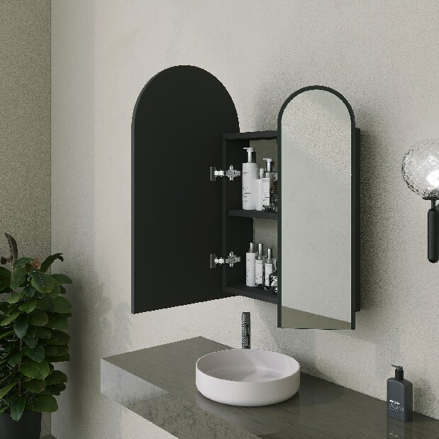 Fürdőszoba szekrény Casma (fekete)
