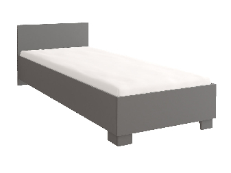 Egyszemélyes ágy 90 cm Oleg II (fehér + szürke)