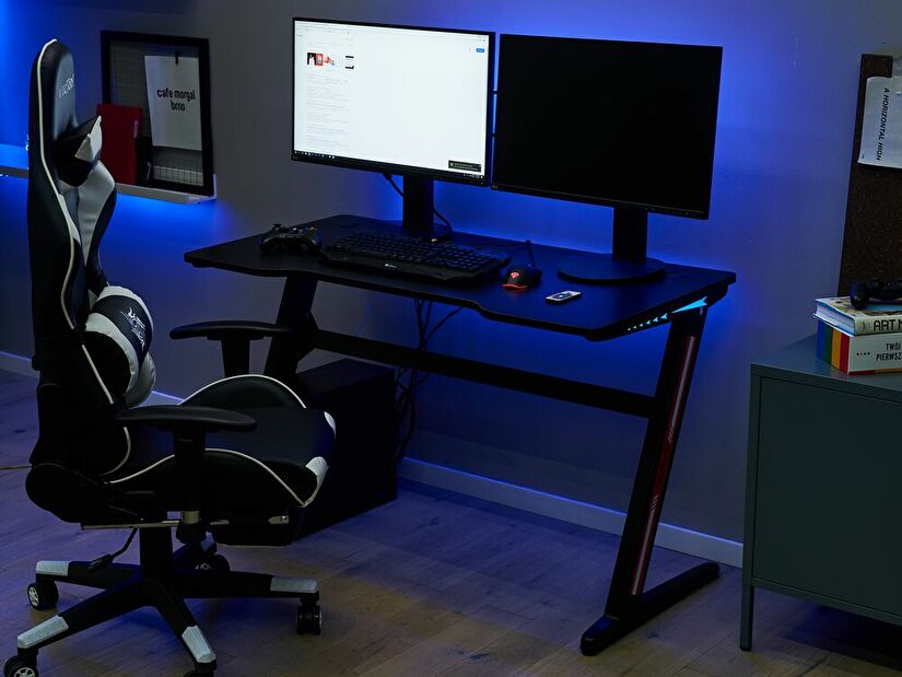 Számítógépasztal DAFFO (fekete)
