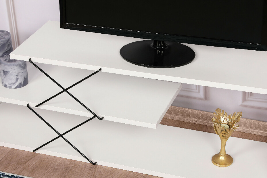 TV asztal/szekrény Ziky (fehér)