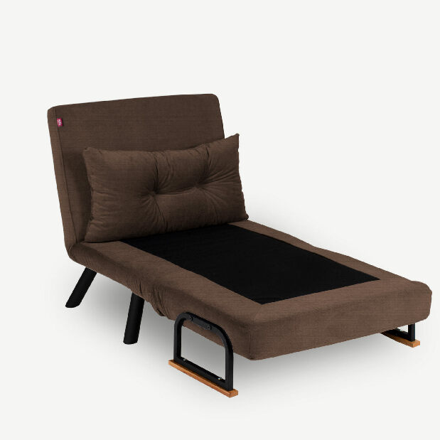 Széthúzható fotel Sandy (barna) *bazár