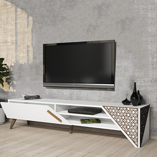 TV asztal/szekrény Berny 2 (fehér)