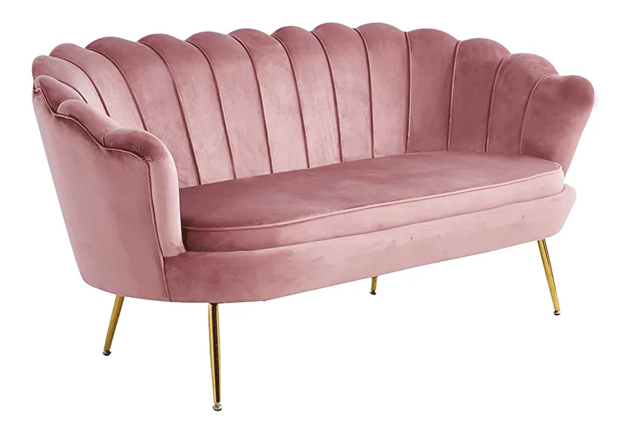 Háromüléses kanapé Noblie (rózsaszín)