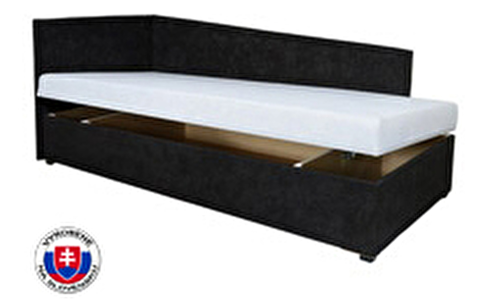 Egyszemélyes ágy (dívány) 80 cm Eda 4 Lux (szendvicsmatraccal) (B)