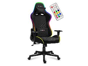 Játék szék Fusion 6.3 (fekete + többszínű) (LED világítással)