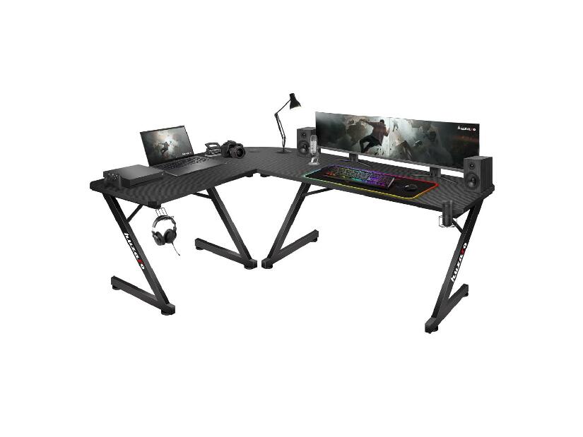 Sarok PC asztal Hyperion 7.0 (fekete)
