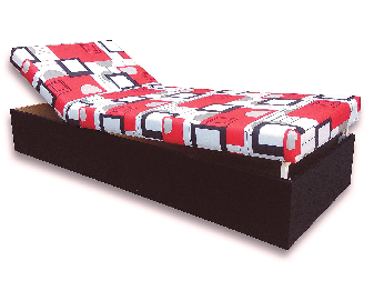 Egyszemélyes ágy (dívány) 90 cm Darcy (fekete 39 + Otawa 1)