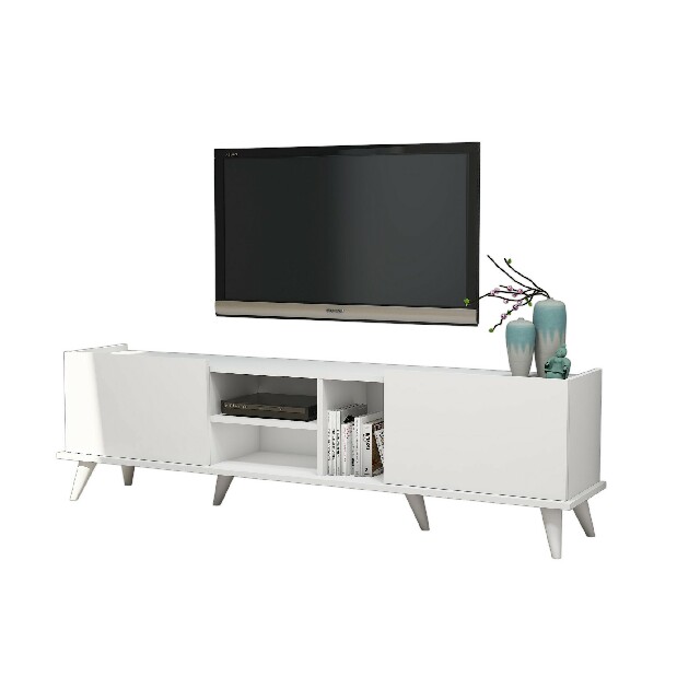 TV asztal/szekrény Emir (fehér)