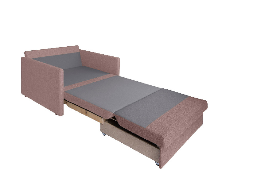 Kétszemélyes kanapé Serra 2FBK (sötétrózsaszín)