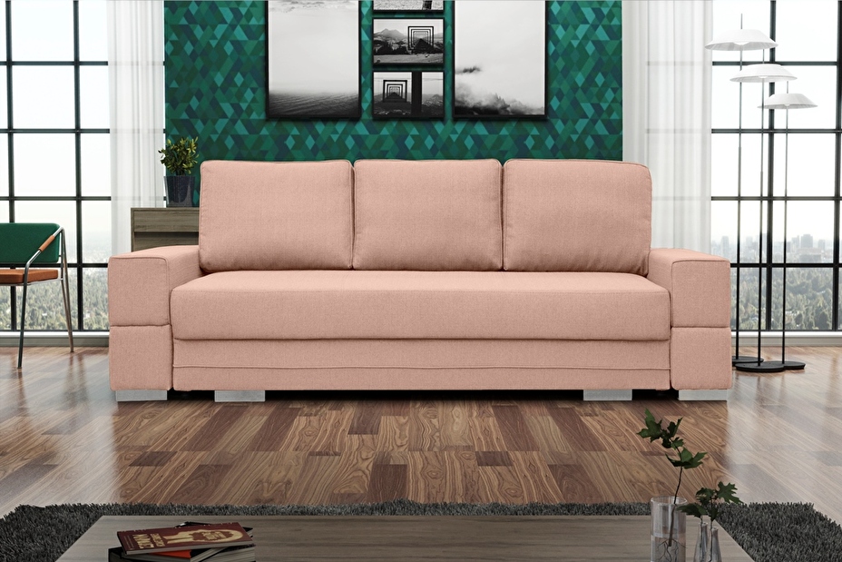 Háromszemélyes kanapé Sanda (rózsaszín)